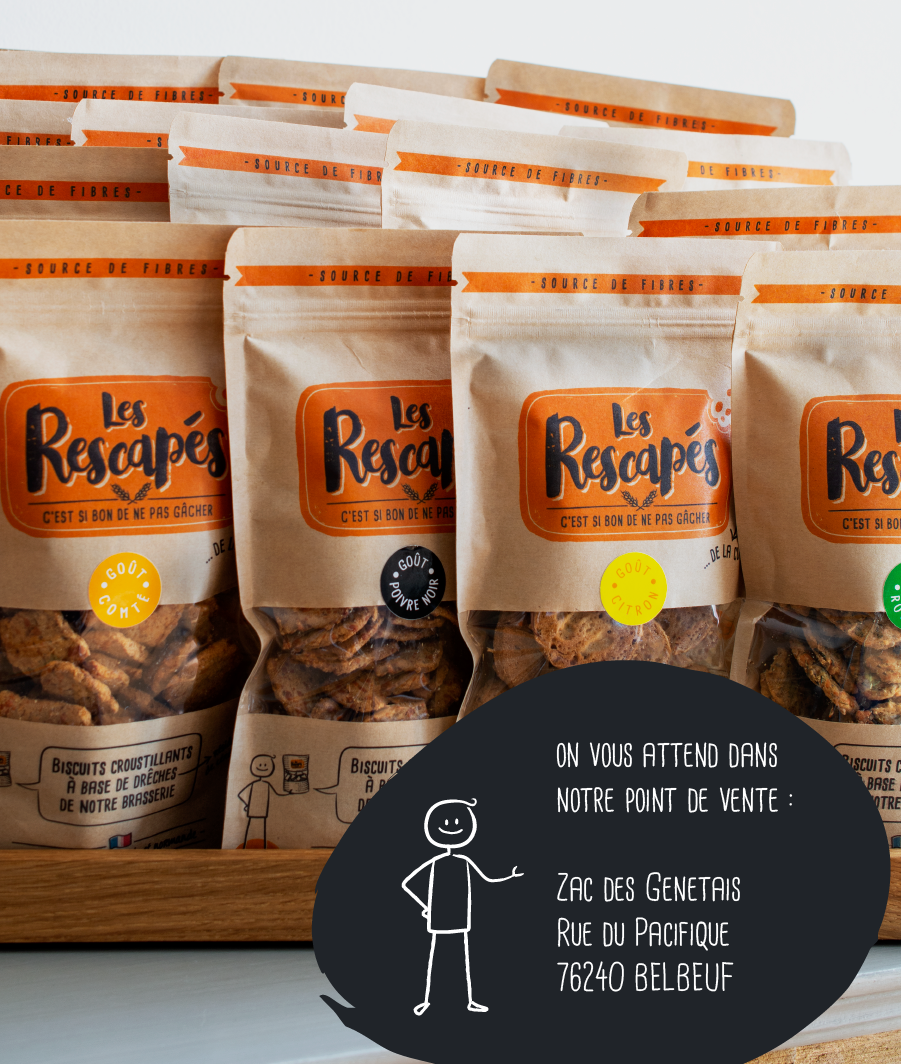 Tous les paquets de sablés Les Rescapés